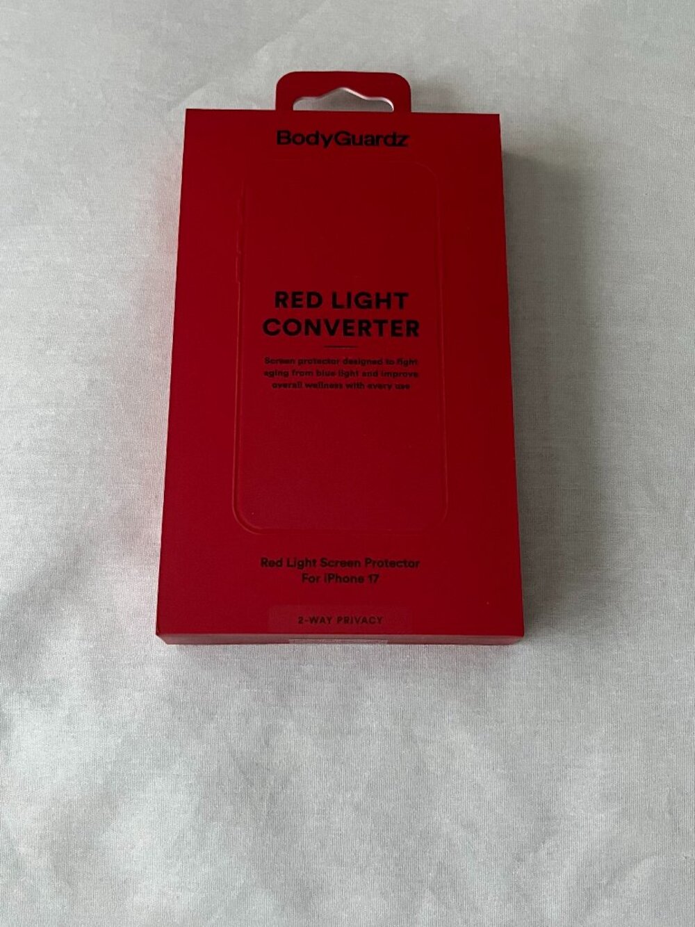 NEW in box BodyGuardz Red Light Converter screen protector for iPhone 17